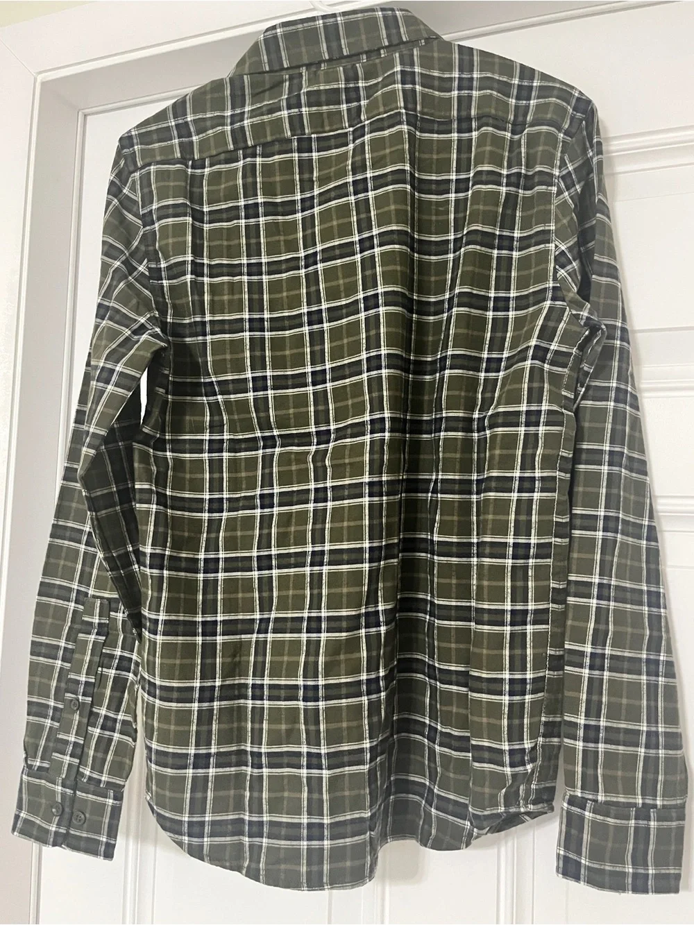 New Banana Republic Shirt Mens XS slim untucked plaid